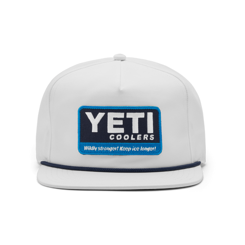 Yeti Coolers® Wildly Stronger Flat Brim Rope Hat White